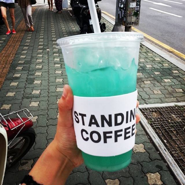 standing coffee 薄荷柠檬汁