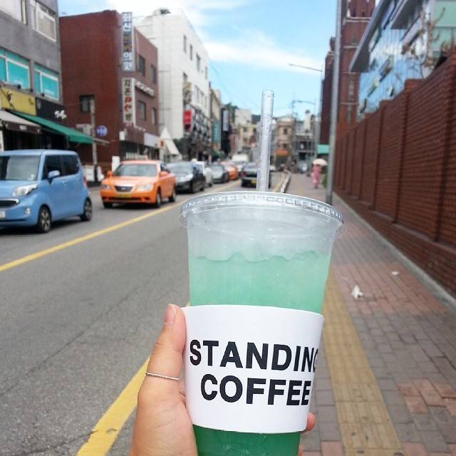 standing coffee 薄荷柠檬汁