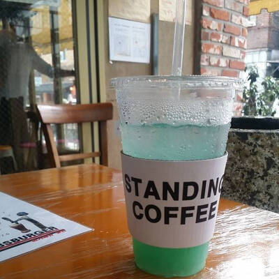 standing coffee 薄荷柠檬汁