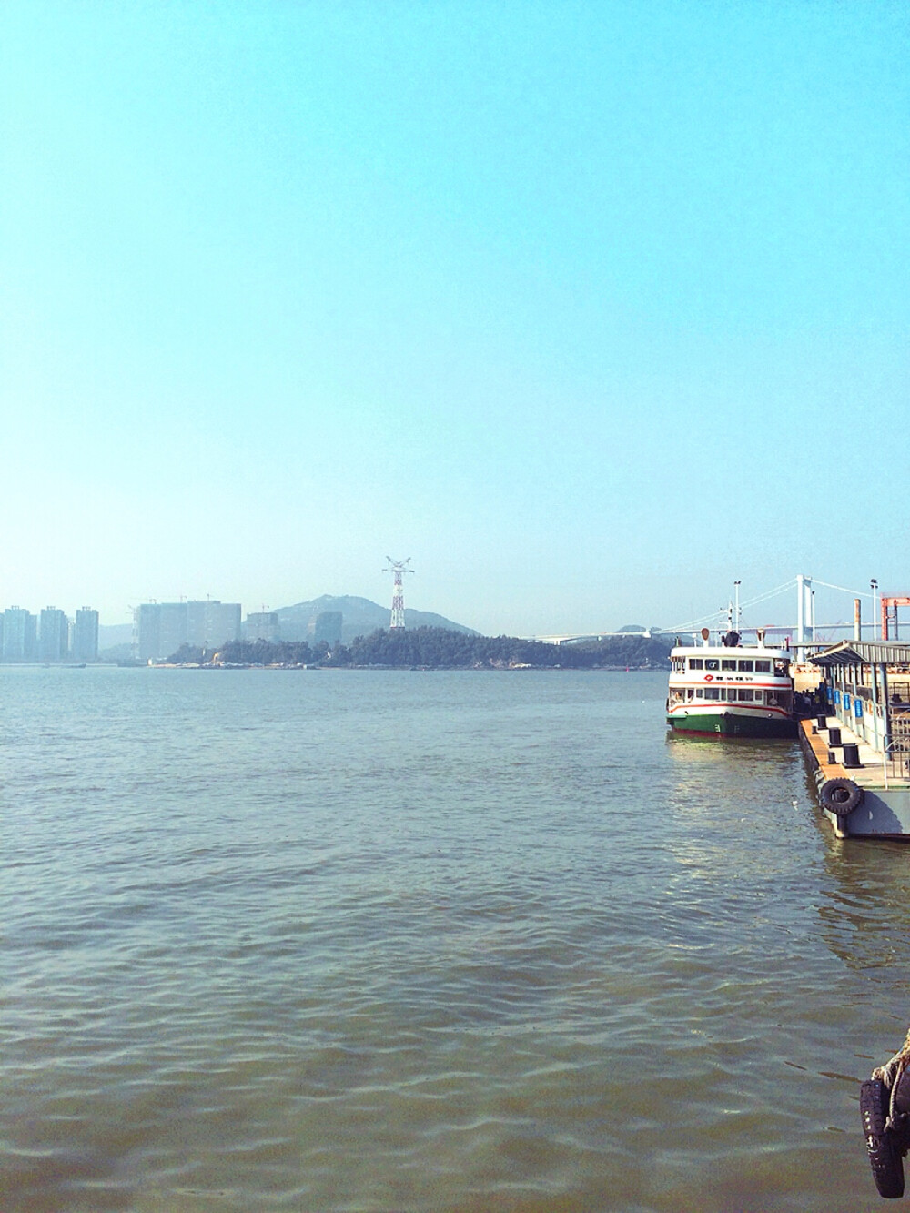 去往金门岛的路上～