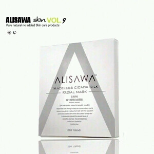 ALISAWA（艾莉莎娃）24小时焕白蚕丝面膜效美白补水 进口产品 单片¥22