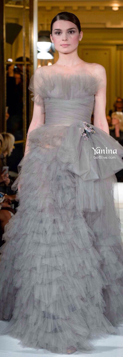 定格在华服霓裳之Yanina Spring 2014 Couture！