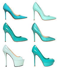 薄荷绿的高级定制美鞋