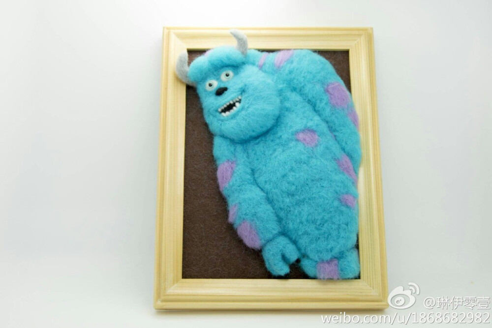 小安家手作羊毛毡毛怪