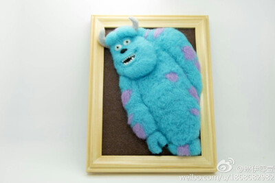 小安家手作羊毛毡毛怪