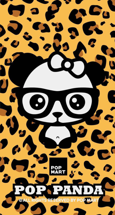 pop panda 豹纹熊猫【iPhone6plus】