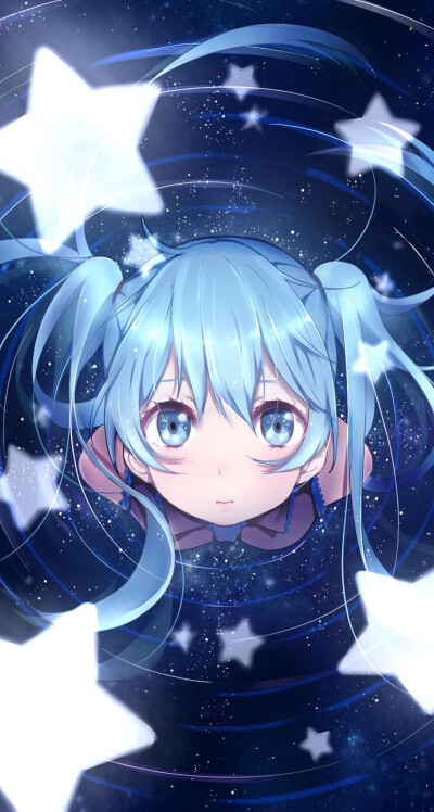 看星星～把你mikumiku掉 初音未来 miku酱