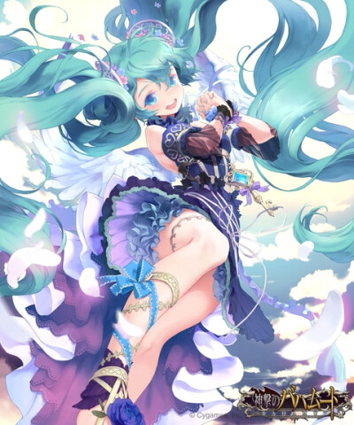 ハーモニーエンジェル ミク | comet 动漫 插画 pixiv 初音ミク 神击的巴哈姆特