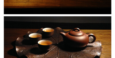 CU小器原创纯手工紫铜纯铜茶艺茶道配件荷叶小茶托铜茶杯托盘茶盘