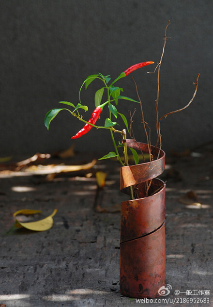  CU小器原创纯手工紫铜纯铜花瓶花器花插新古典家居铜摆饰摆设礼品