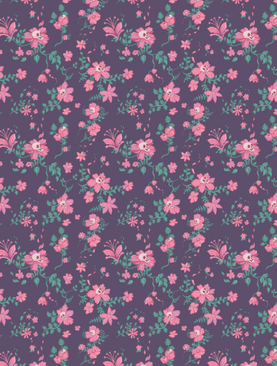 花碎花 田园墙纸 背景素材平铺 iPhone壁纸