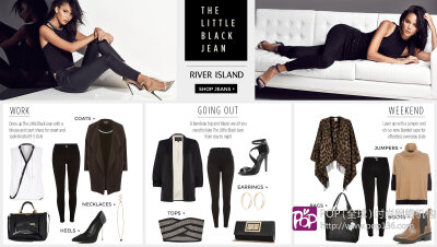 《River Island》2014-2015秋冬英国女装时尚广告