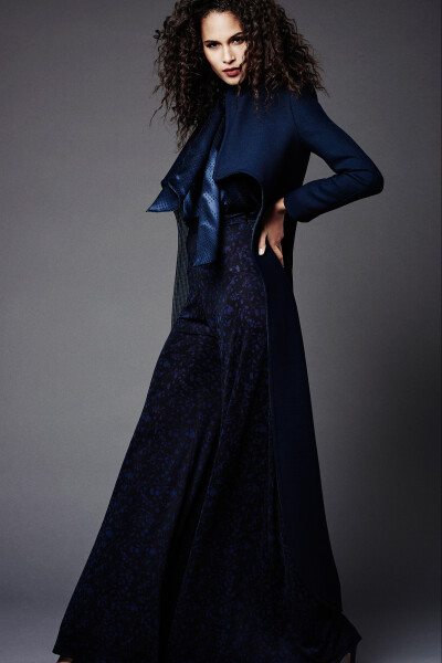  Zac Posen Pre-Fall 2015。扎克·珀森2015早秋女装发布。