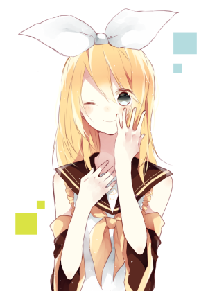 りんちゃん 大人りんちゃんぐうかわ   画师ちびみかん  萌  V家  镜音双子  插画  壁纸  次元  Q