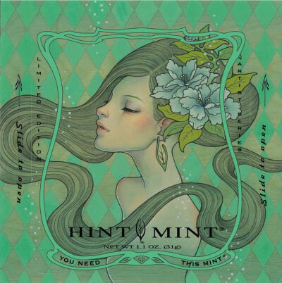 美国知名品牌 HINTMINT 暗示薄荷糖 艺术家 奥黛丽川崎的暗示薄荷糖作品