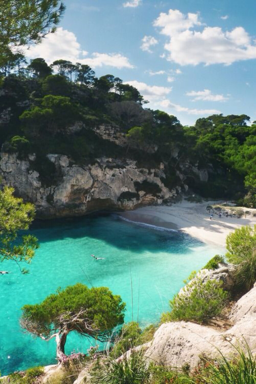 西班牙海滩~~碧绿色的~~Menorca, Spain