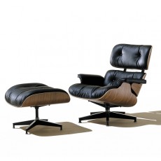 深圳九洲时专业提供各种高档设计师家具，真皮躺椅/伊姆斯躺椅/Eames Lounge Chair/高档躺椅/躺椅脚凳/胡桃木躺椅由九洲时家具厂专业生产。本工厂同时还生产伊姆斯设计师的很多其他躺椅凳子多种休闲时尚家具。