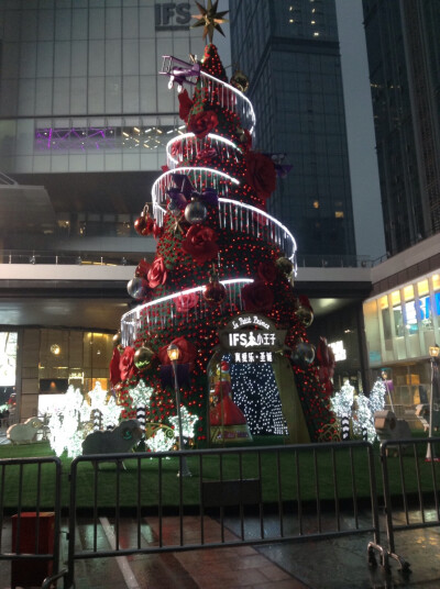 2015堆圣诞。成都春熙路