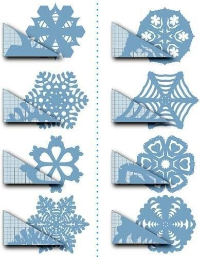 【圣诞手工教程】雪花剪纸系列