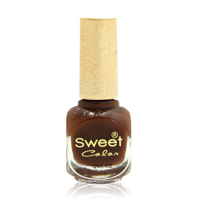 Sweet Color环保指甲油 霓虹系列 棕色 柠檬栗子 12ML