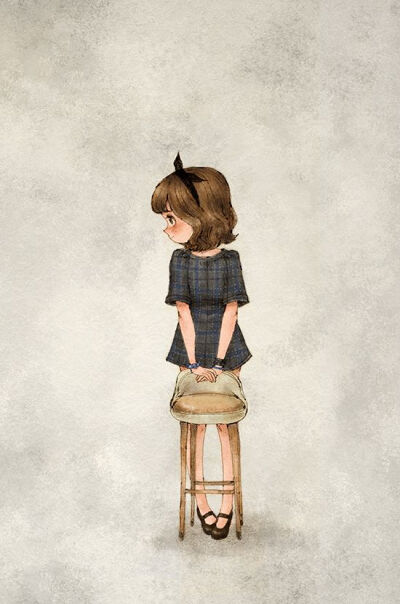 韩网 手绘 插画 可爱