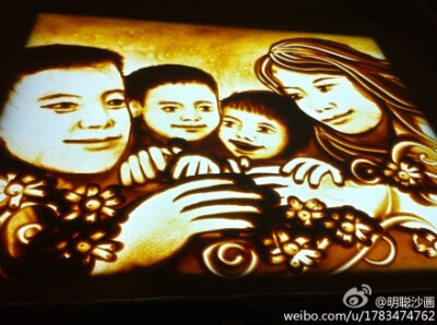 沙画艺术 沙画 沙画图片