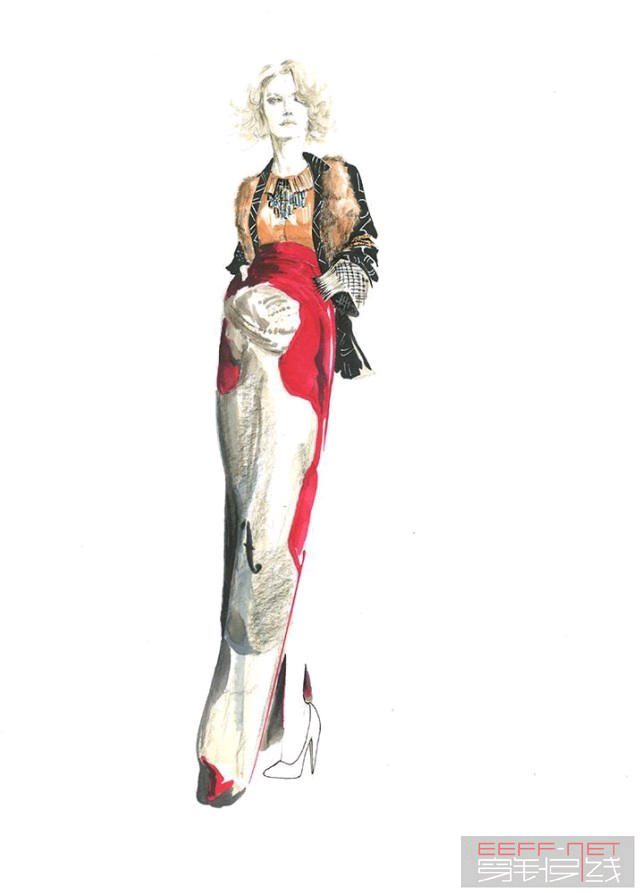手绘时尚插画