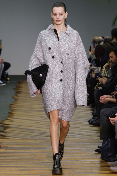 Céline 2014秋冬灰色大衣