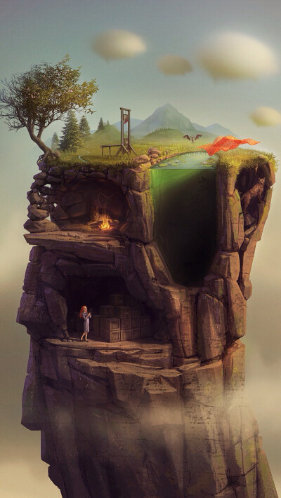 插画师 Gediminas Princkevicius 作品：生活片断