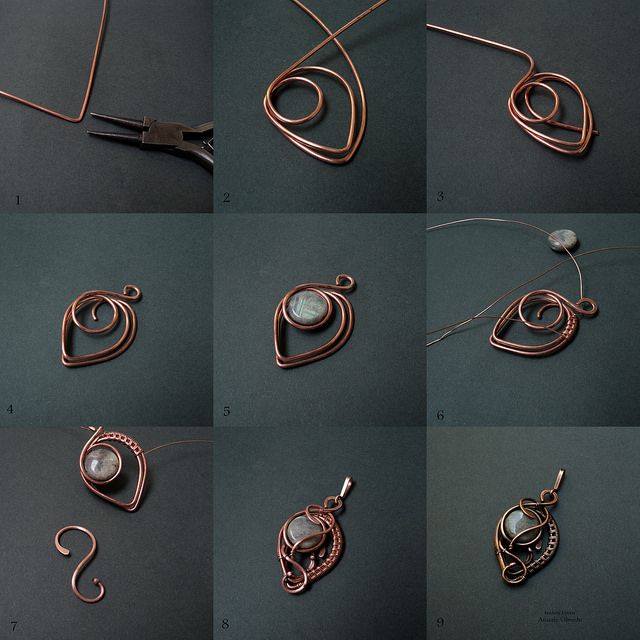 Wire jewelry 自己动手做独一无二的绕线首饰吧