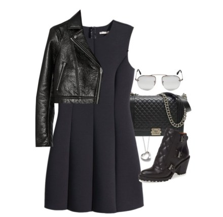 H&amp;amp;M Sleeveless Scuba Dress