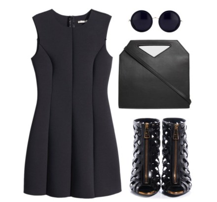 H&amp;amp;M Sleeveless Scuba Dress