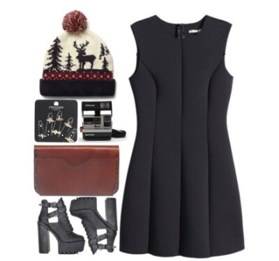 H&amp;amp;M Sleeveless Scuba Dress