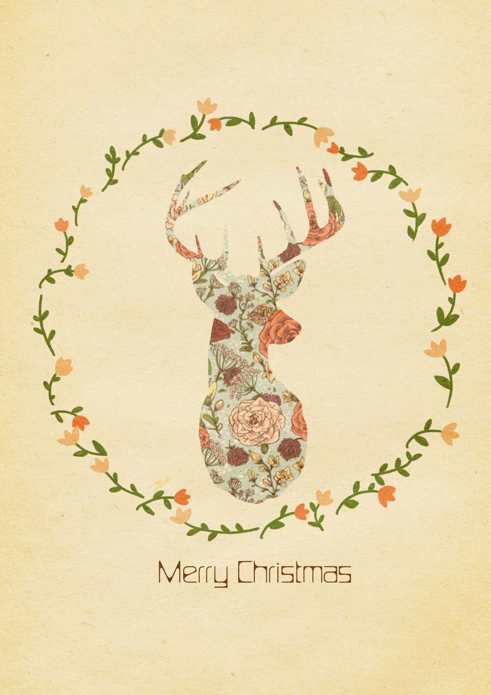 麋鹿麋鹿 圣诞节壁纸~