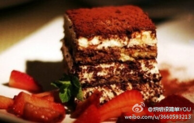 【提拉米苏Tiramisu】意大利语中的含义，“记住我”，“带我走”，传说吃到的人会幸福哦~