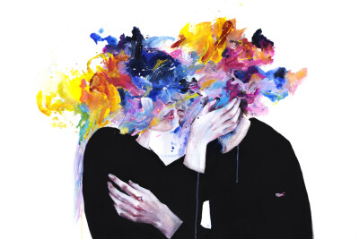 意大利女画家Agnes-cecile绘画作品