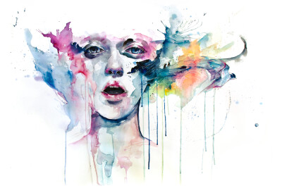 意大利女画家Agnes-cecile绘画作品