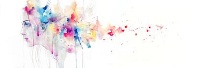 意大利女画家Agnes-cecile绘画作品