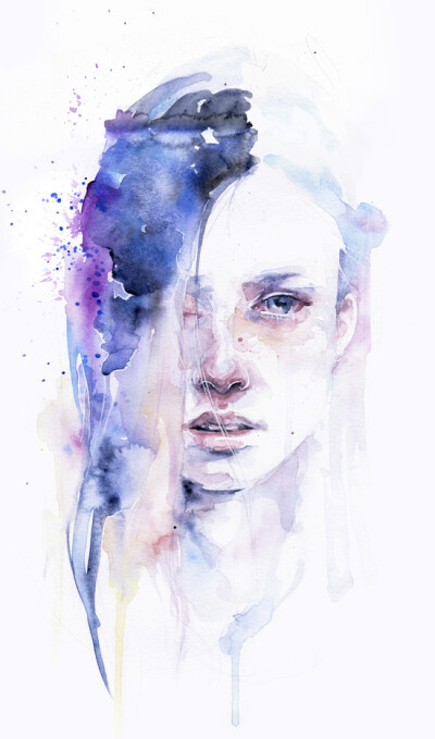 意大利女画家Agnes-cecile绘画作品