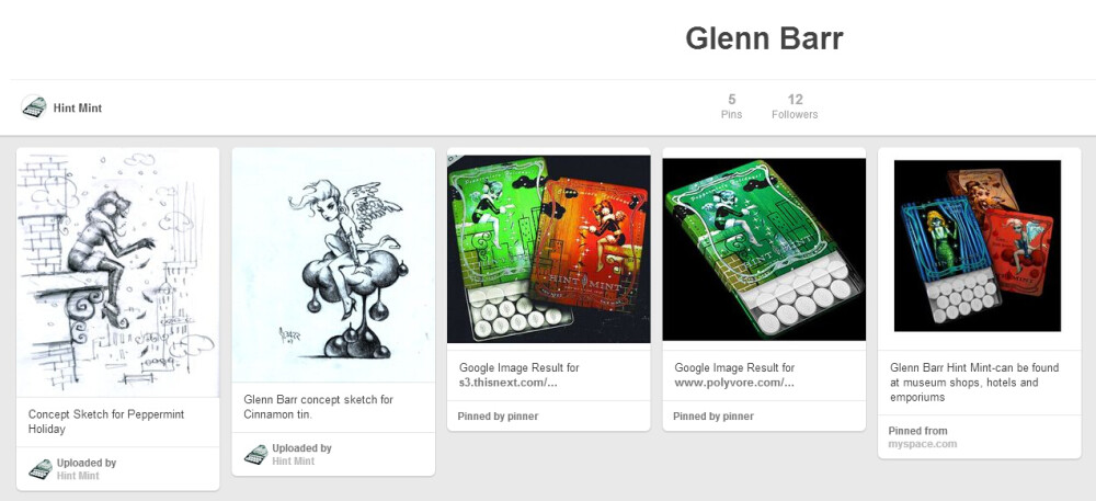 暗示薄荷糖 glenn barr 美国插画家