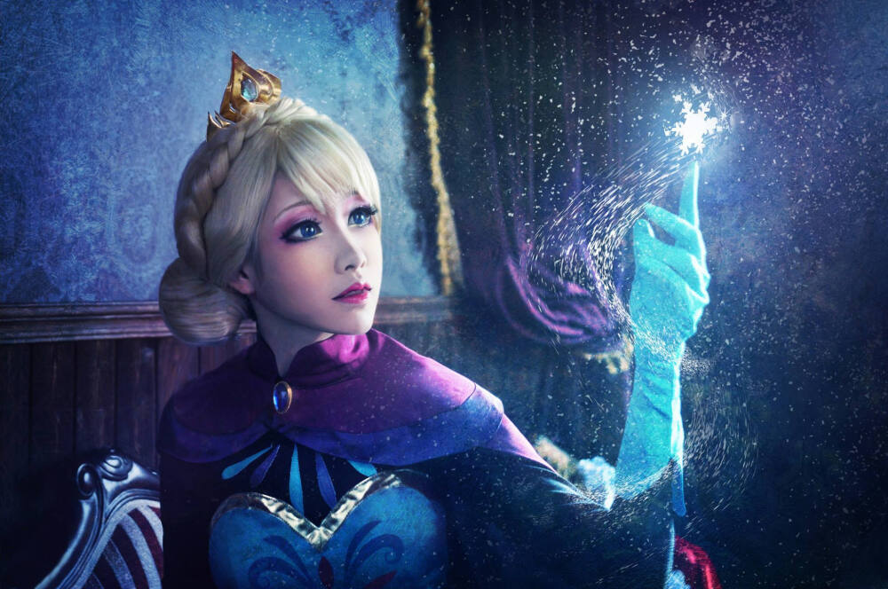 cos 冰雪奇缘 elsa CN：Mon❥小夢夢