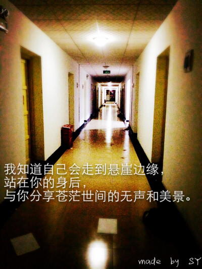 我会在断崖和无人的楼道等你