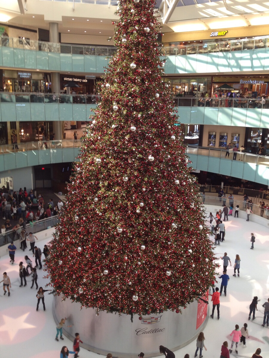 2015堆圣诞 The largest indoor Christmas tree in the world is in the Dallas