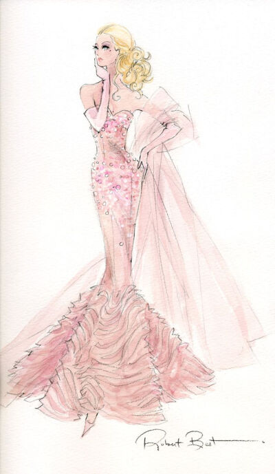 Robert Best - Barbie - BFMC Mermaid gown