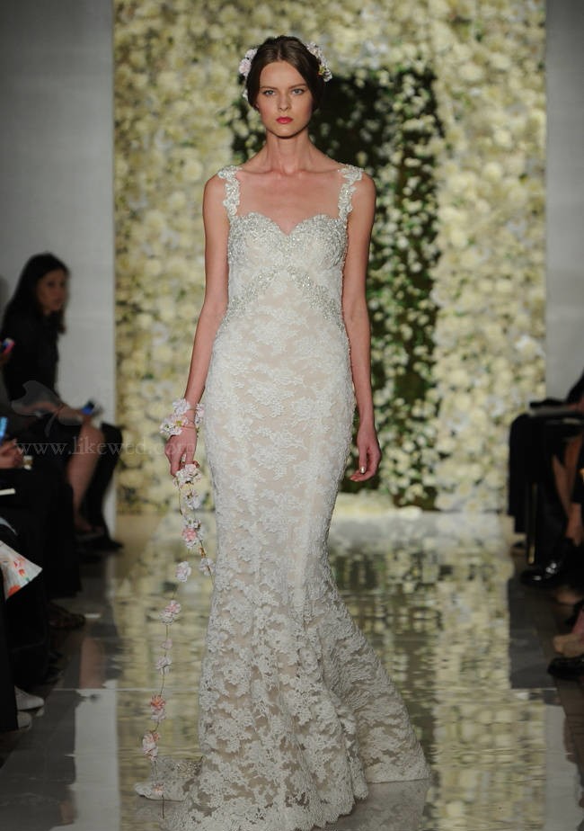 Reem Acra 2015年婚纱