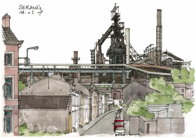 国外gerard michel的一千张经典手绘