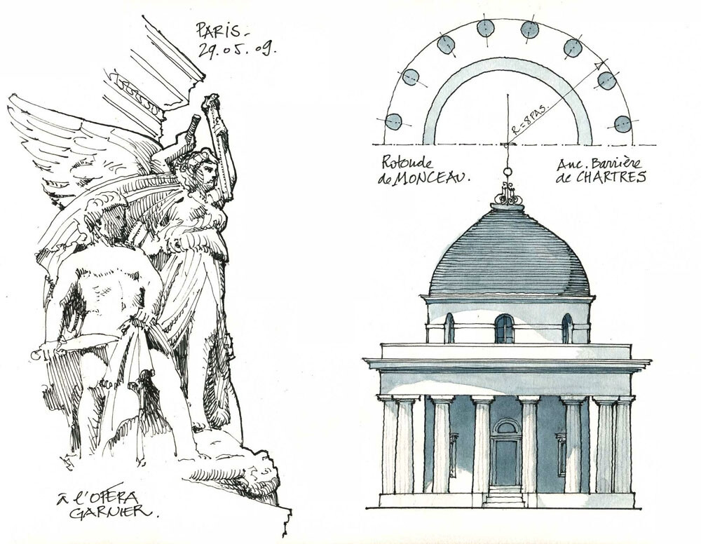 国外gerard michel的一千张经典手绘