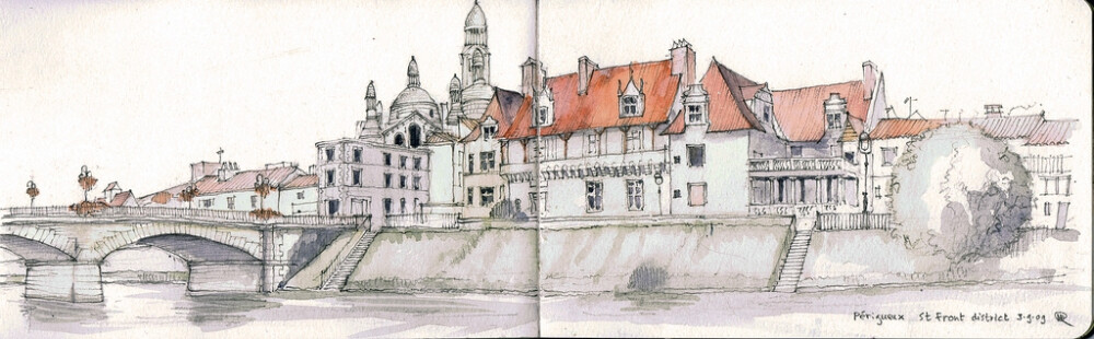 国外gerard michel的一千张经典手绘