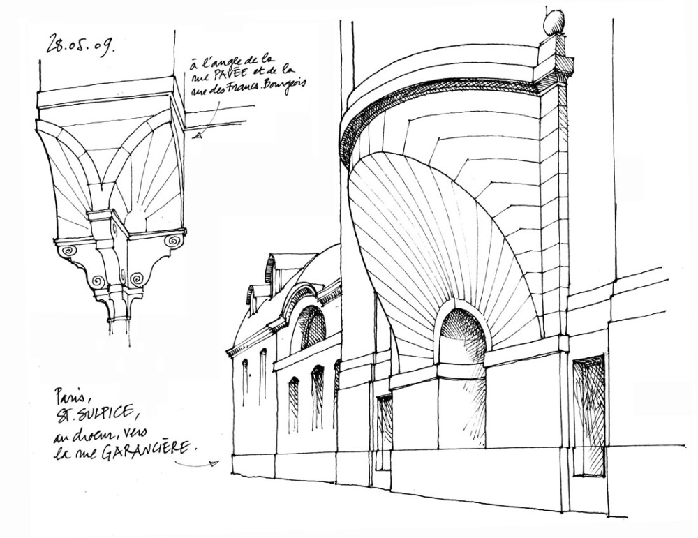 国外gerard michel的一千张经典手绘