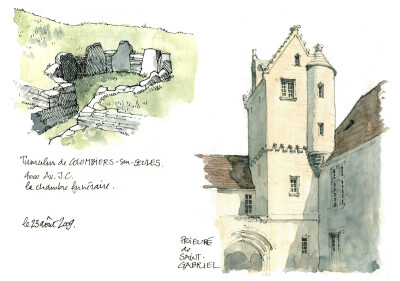 国外gerard michel的一千张经典手绘